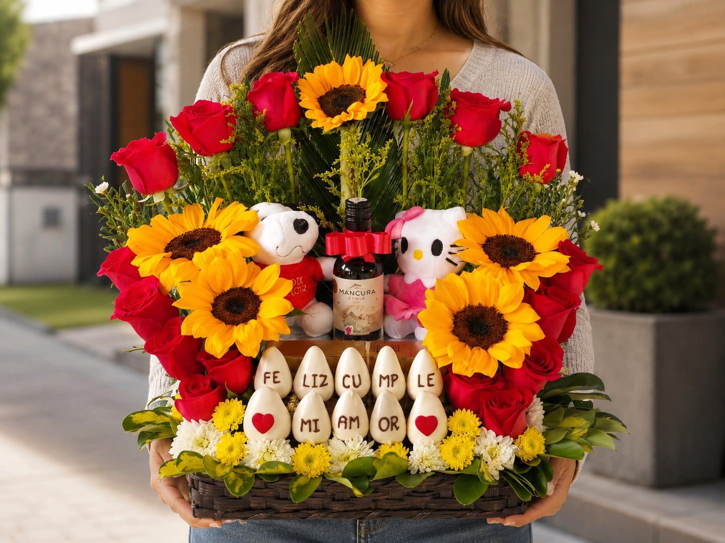 SECCION FRUTALES CON PELUCHE QUITO - MAGIC SERVICE
